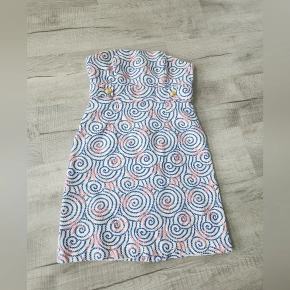 Vineyard Vines | Dresses | Vineyard Vines Navy Blue White Pink Starfish  Print Dress Size 4 | Poshmark